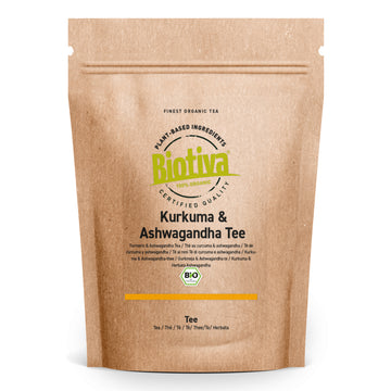 Kurkuma & Ashwagandha Tee Bio 100g